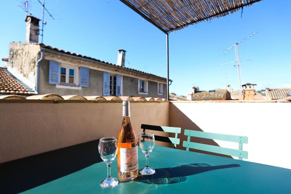 Valbonne Village House With Ac & Sunny Roof Terrace Екстер'єр фото